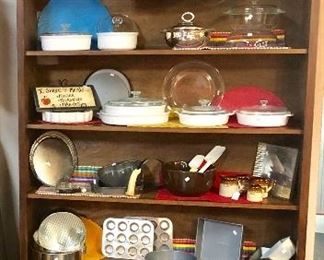Pyrex, Anchor Hocking, Vintage Grinders, Bakeware, and Copper Bowls 