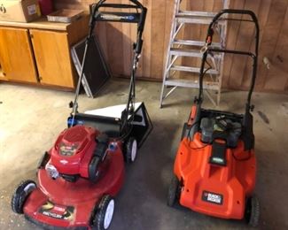 Lawn Mowers, Gas and Electric