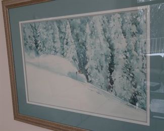 Signed Linda Roberts watercolor