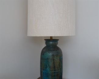 One of three Mid Century Ceramic table lamps.