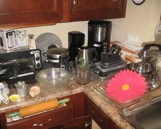 Kitchen is packed with quality cookware