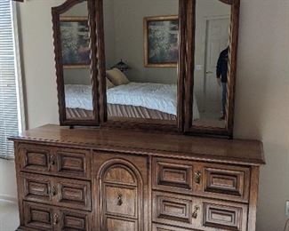 $125   Triple dresser with mirror