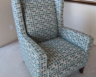 $180  Blue pattern chair