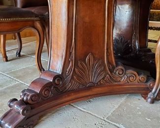 Ralph Lauren Dining Table Closeup of Table Bases