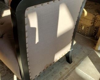 Back View of Tufted Ebanista Chairs