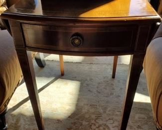 Solid Wood Occasional "Drop-Leaf" Side Table by Theodore Alexander (24x19x27)