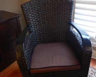 All weather wicker chair