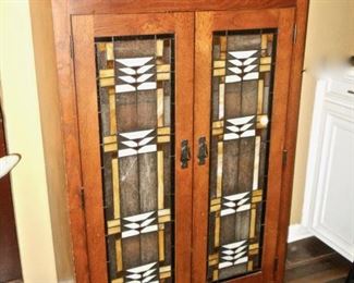 STAINED GLASS CABINET