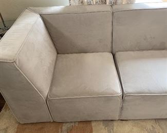 Pottery Barn Riley Super Sectional Sofa/Couch Contemporary  	27x127x32in HxWxD
