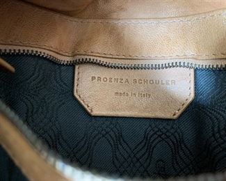 Proenza Schouler Saddle Leather Satchel  SP1 Crossbody	12in	
