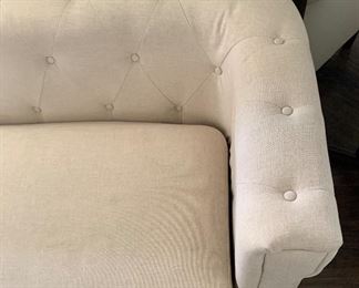 AS-IS Tufted Linen Sofa	29x79x30in	HxWxD
