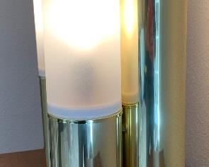 3-Tier Gold Chrome Tubular Pipe Lamp #1 40x8x9in HxWxD
3-Tier Gold Chrome Tubular Pipe Lamp #2 40x8x9in HxWxD