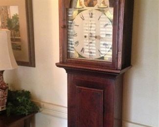 Very large grandfather clock .  .  .
