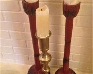 Candle holders - great for the hearth
