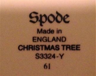Spode "Christmas Tree" 