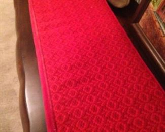 Red custom cushion