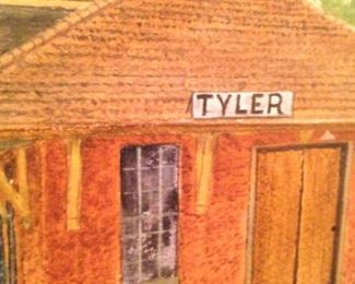 Tyler train depot by E. Locklin