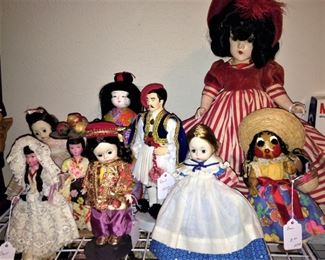 Storybook dolls and other sizes of dolls