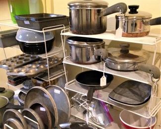 Pots, pans, and baking selections