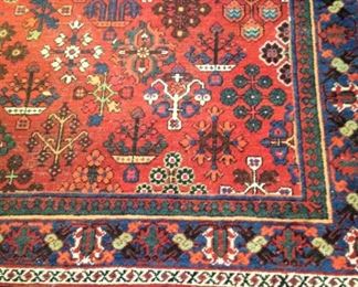 Colorful rug - 10 feet x 13 feet