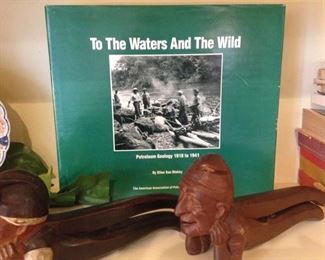 Unique nutcrackers; "To the Waters and the Wild" coffee table book
