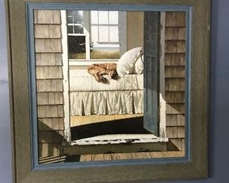 Three dimension hand painted beautifully framed picture