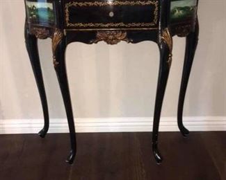 hand painted console