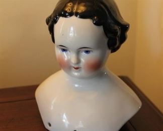 Antique porcelain doll head