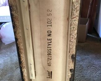 Stamp on bottom of Lane Bar/Cabinet.