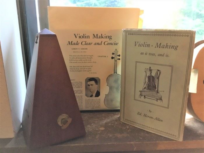 Metronome and Violin making books