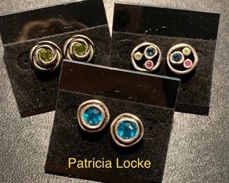 Stunning earrings by Patricia Locke 