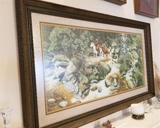 Bev Doolittle The Forest Has Eyes Signed and Numbered and Framed Print