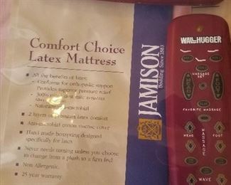 Comfort Choice Latex Mattress Remotes to Bed in Next Pic