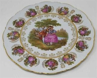 Bavarian porcelain plate