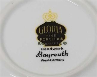 Bavarian porcelain plate