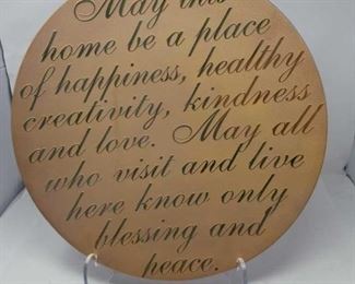 Engraved display plate
