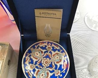 Kutahya Turkish Hand Painted Plate