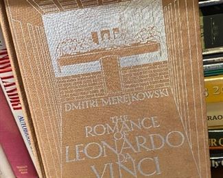 Assorted Books this one The Romance of Leonardo Da Vinci