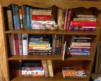 Assorted Books, Bible Game, Bookcase, Bowl/Vase