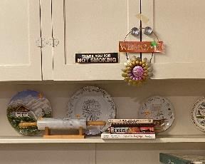 Assorted Cook Books, Collectible Plates