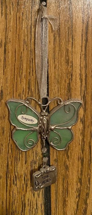 Stained Glass Butterfly Wall Decor