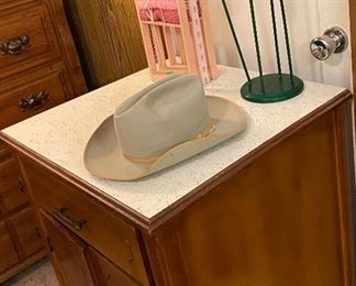 Cabinet, Vintage Custom Made Hat, Decor 