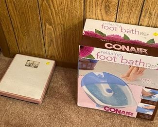 Bathroom Scale, Conair Foot Bath