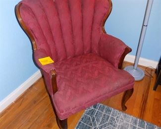 vintage wing chair...sold as is