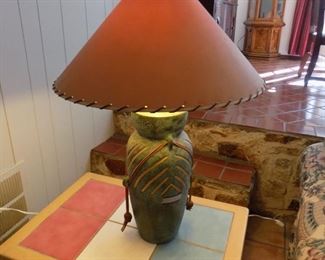 Southwest style lamp