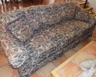 floral sofa...sold as is