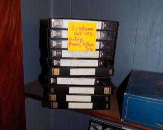 set of 10 Monty Python VHS tapes
