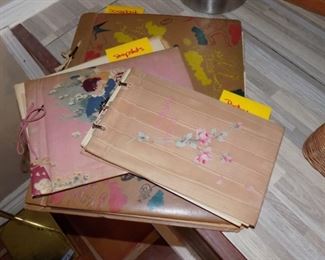 old albums and scrapbooks