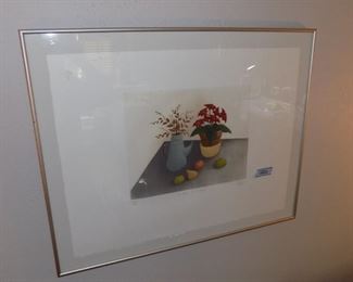signed/numbered print by French artist