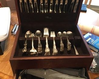 79 price Sterling Flatware set by Lunt
Pattern Mignonette. Very nice condition . $2500